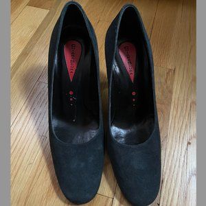 Navy Suede Made in Italy Chiarascura Heels Sz 36